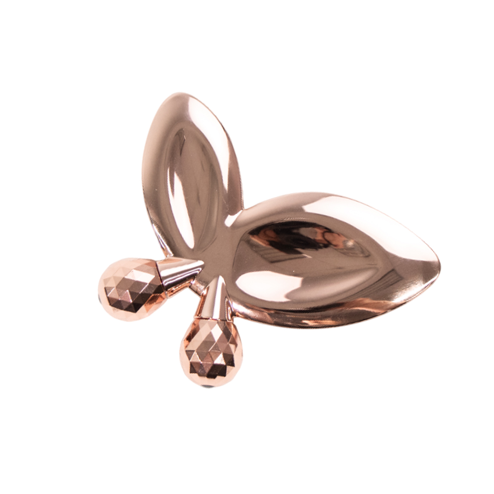 Butterfly-Shaped Facial Beauty Massager, , large