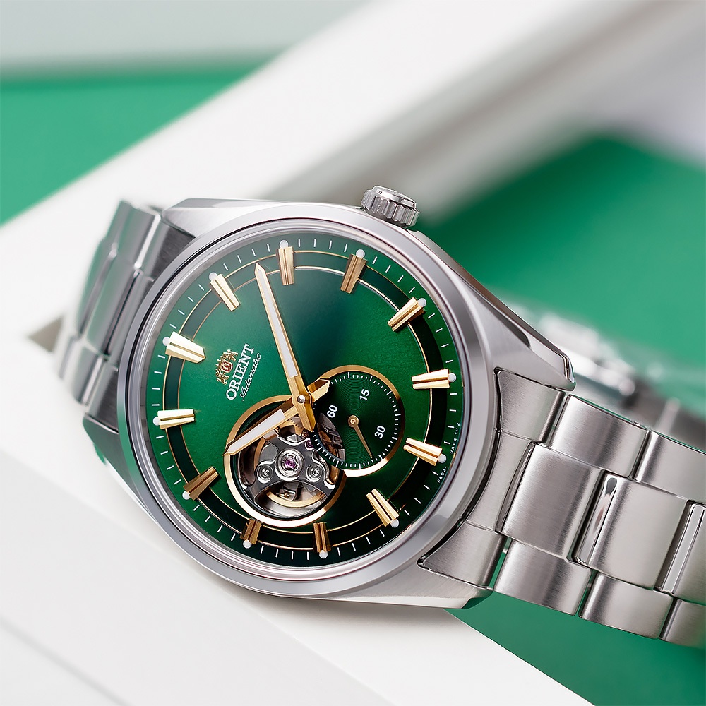 ORIENT 東方錶 SEMI-SKELETON系列 半鏤空機械錶-40.8 mm RA-AR0008E, , large