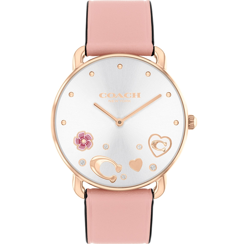 COACH Elliot 愛心C字女錶-36mm CO14504295, , large