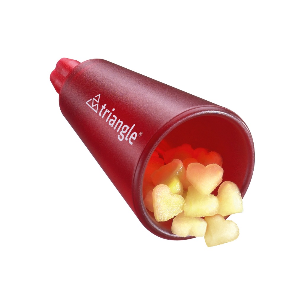 蓋瑞廚物【TRIANGLE德國三角牌】50 797 12 01/50 798 12 01花形/心型糖果切割器（紅色）, , large