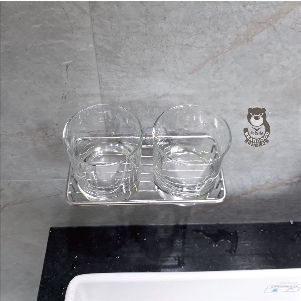 [Beargood sticker] Multi-Purpose Bottle & Cup Rack (304 Stainless Steel), , large