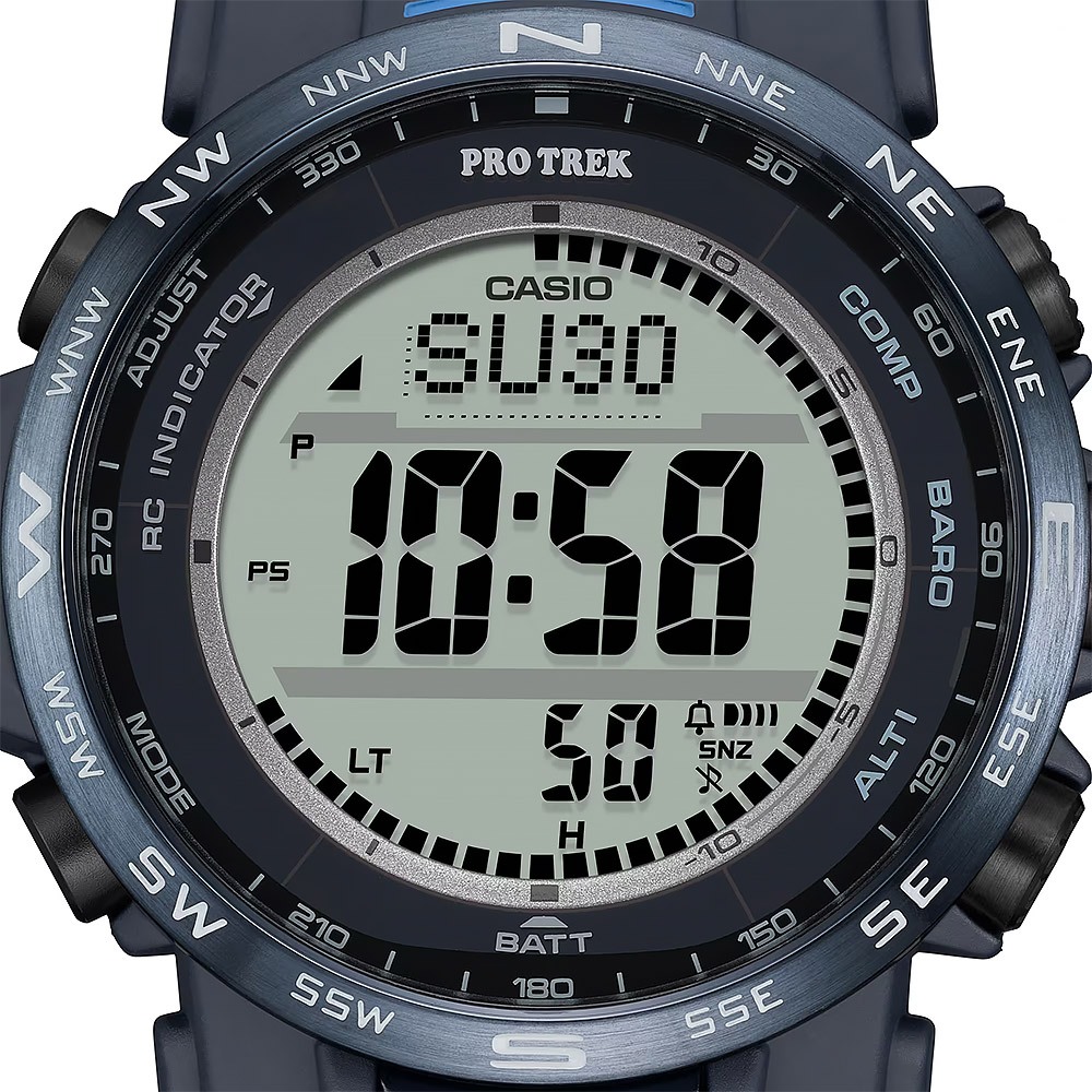 CASIO 卡西歐 PROTREK 戶外多功能太陽能電波手錶 登山錶 氣壓高度溫度 PRW-35Y-2, , large