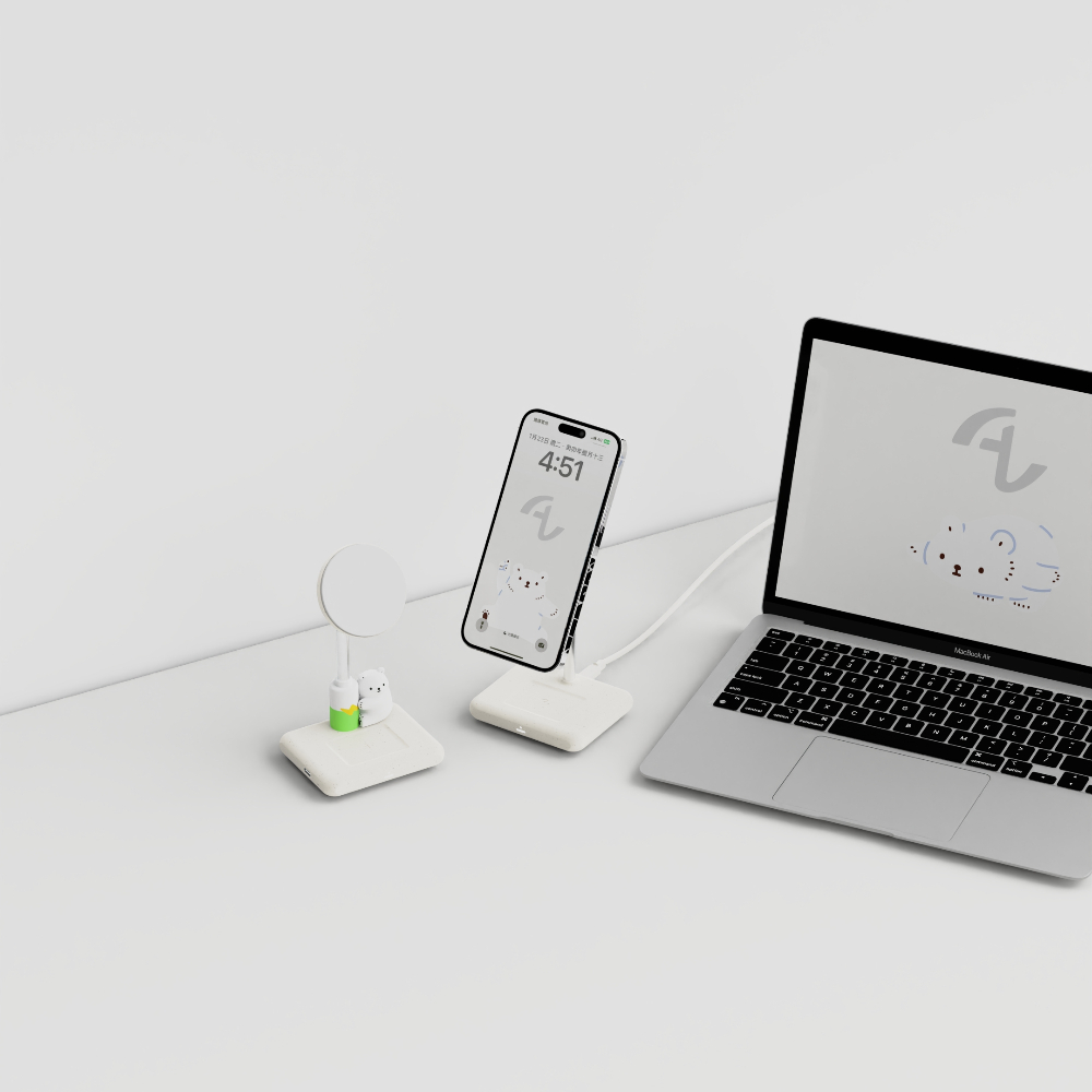 Allite WQ1 Magnetic Wireless Charging Stand Baibai Diary Joint Edition, , large