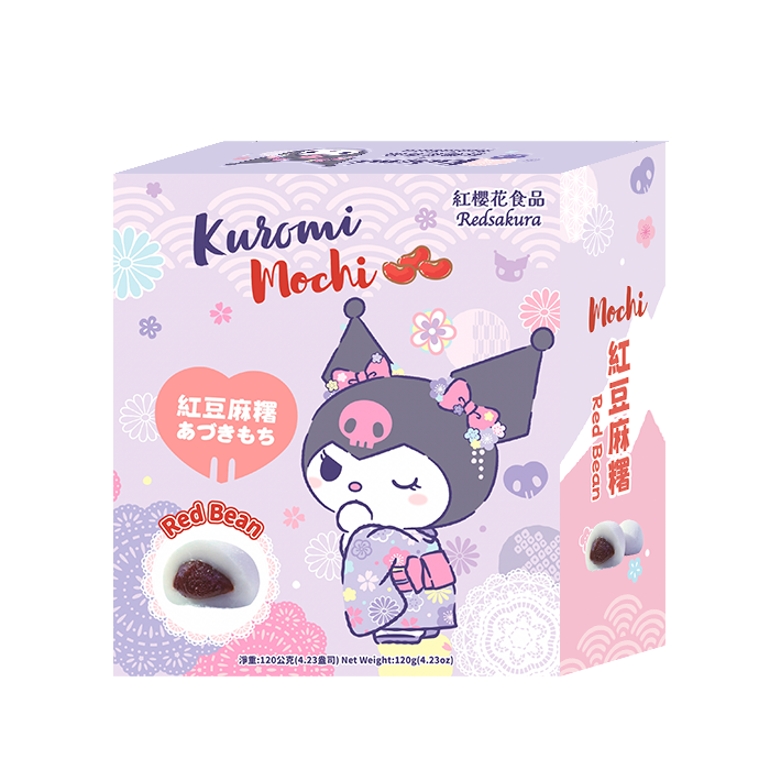 [泓俐]Kuromi紅豆麻糬120g, , large