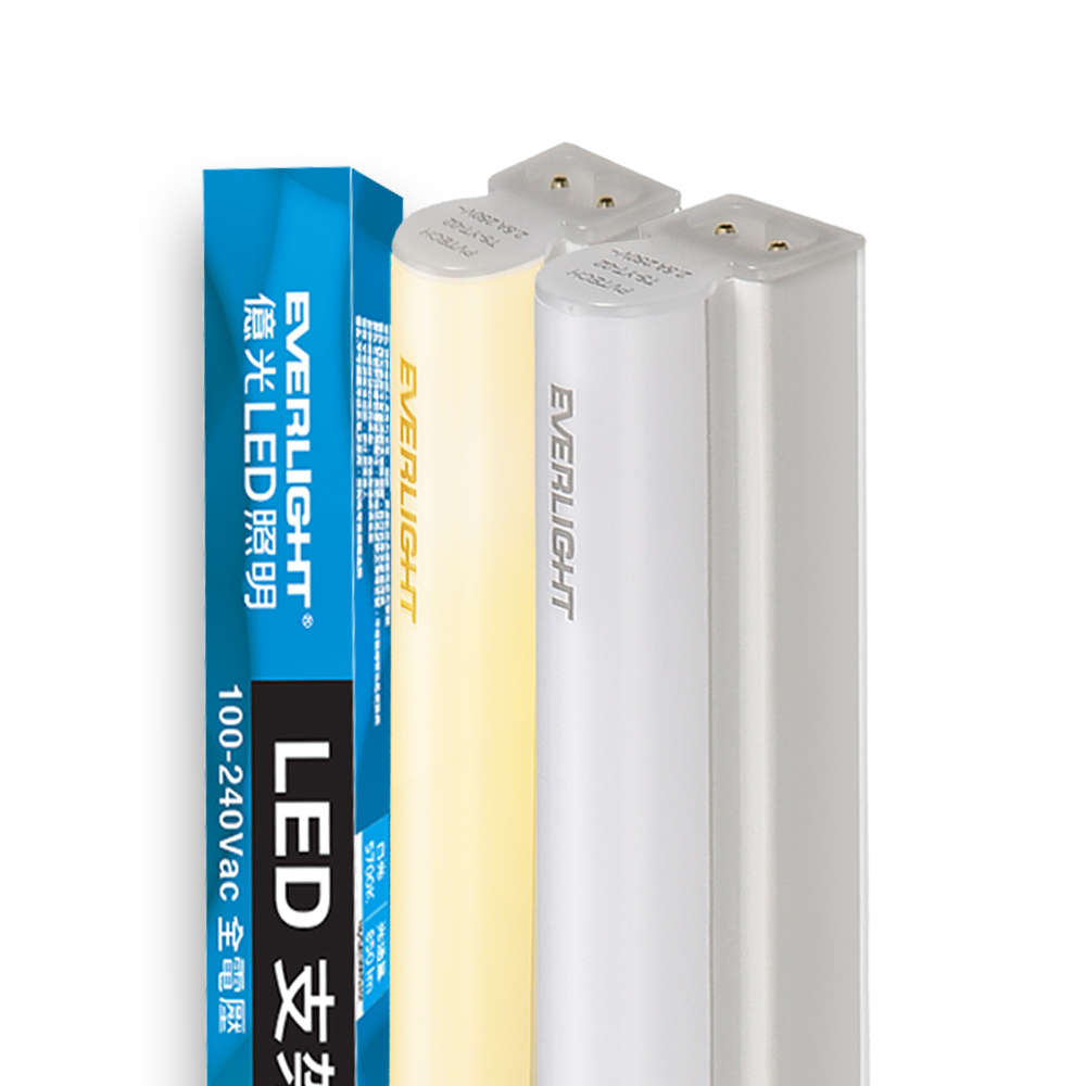 Everlight 4 is included in the second generation 2-foot LED bracket light 850/800LM T5 shelf light (white light), , large