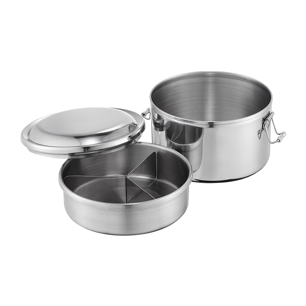 PERFECT 理想牌 極緻316不鏽鋼雙層圓形便當盒 16cm-Leidea樂德兒, , large