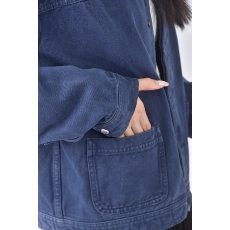 (M) ittierre丹寧牛仔質感棉質純棉藍色外套二手衣, , large