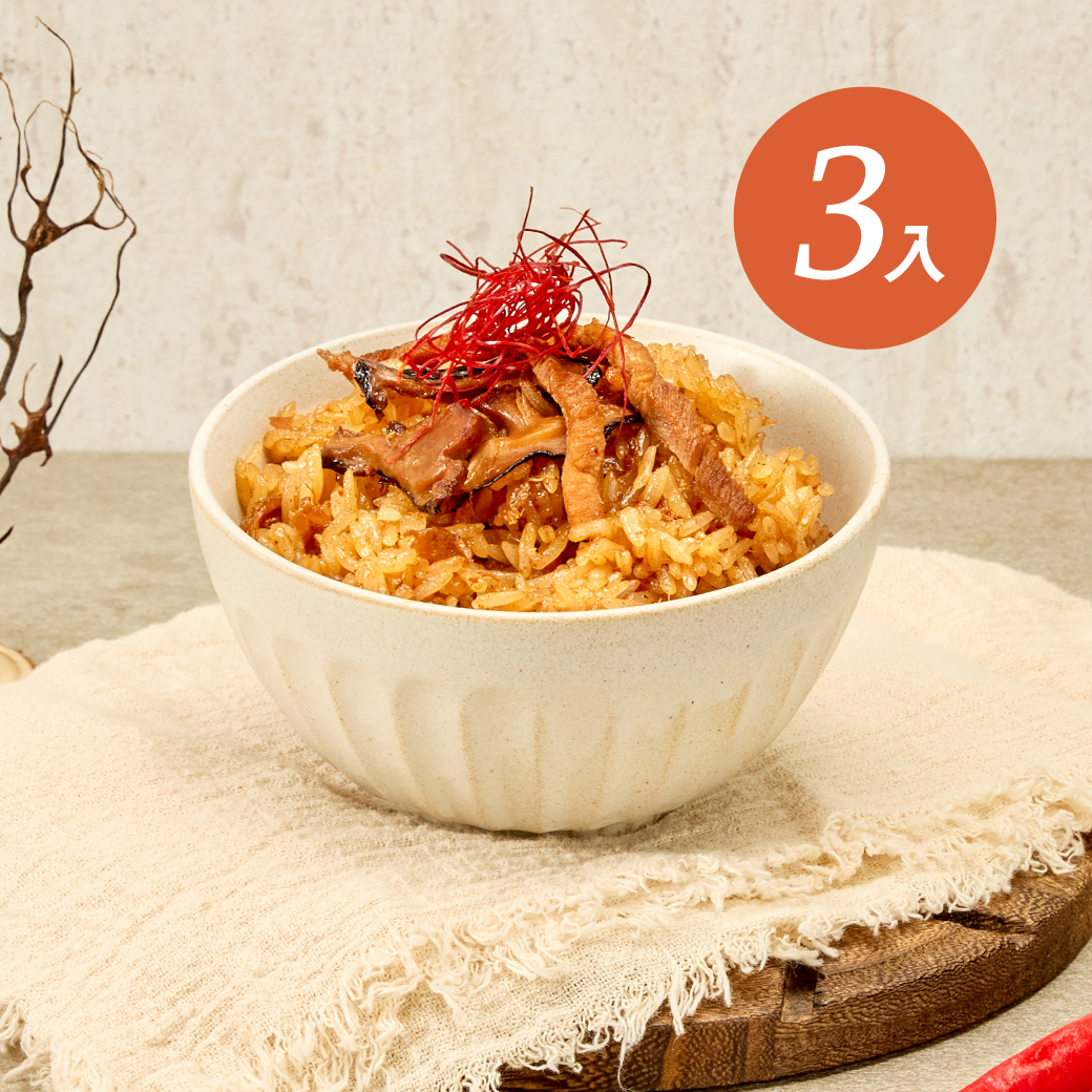 【冊子生活購】椒香油飯375g*3盒, , large