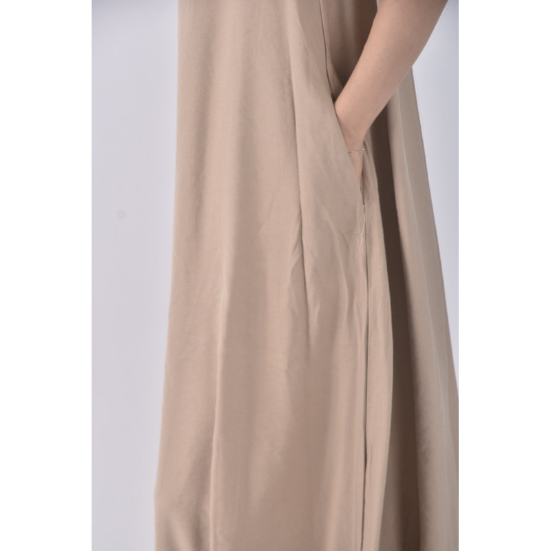 (S) hinota質感無袖棕色洋裝二手衣, , large