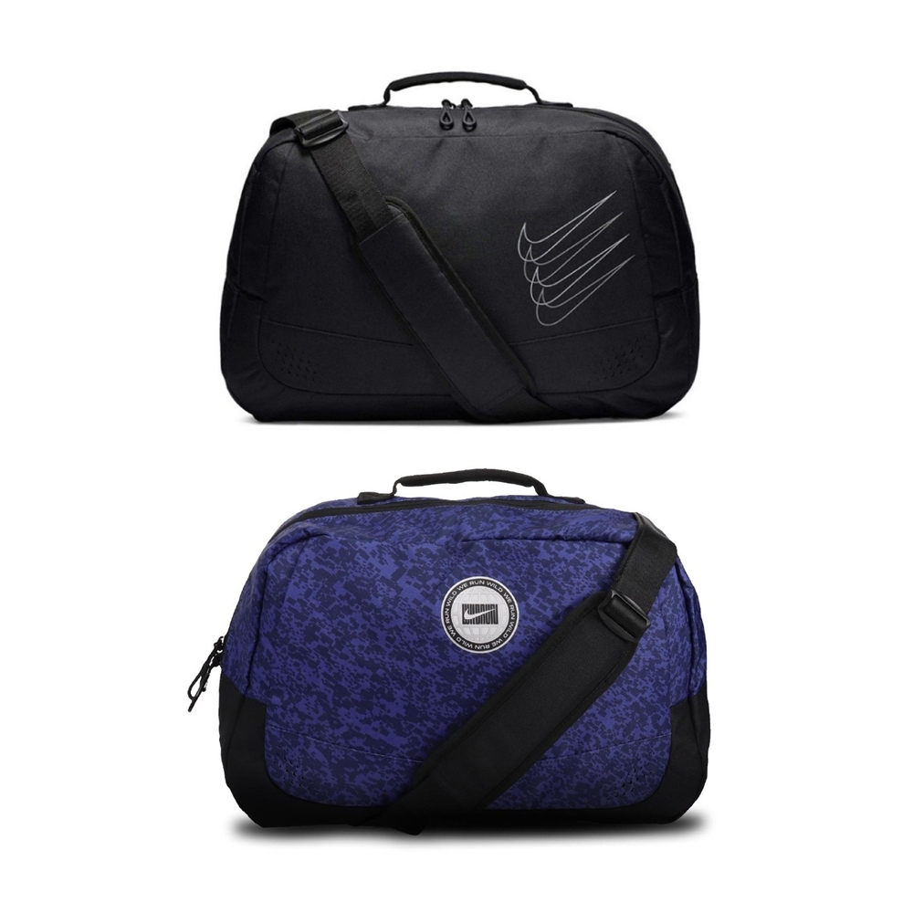 NIKE RUN MINIMAL 提袋21L 手提包 行李袋 收納包 旅行袋 運動包 簡約 時尚 加厚背帶 便攜 黑 藍