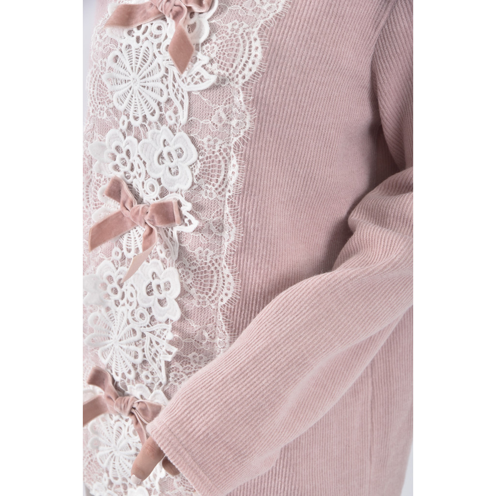 (L) moolbyoungzari韓牌少女粉色長袖上衣二手衣, , large