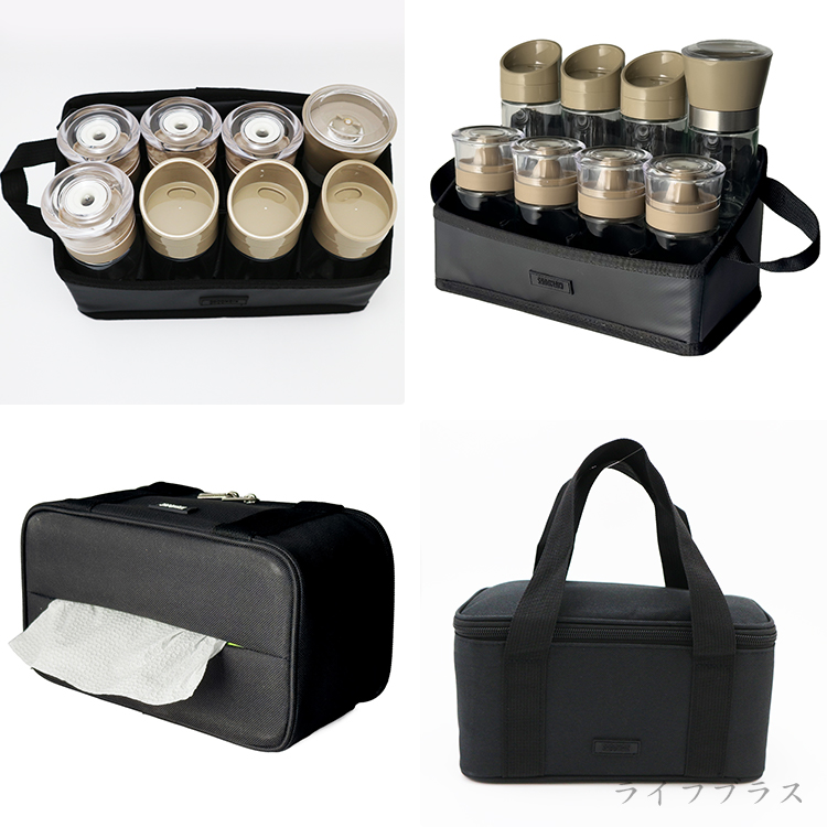 仙德曼露營調味罐組-附收納袋-8件套x1組, , large