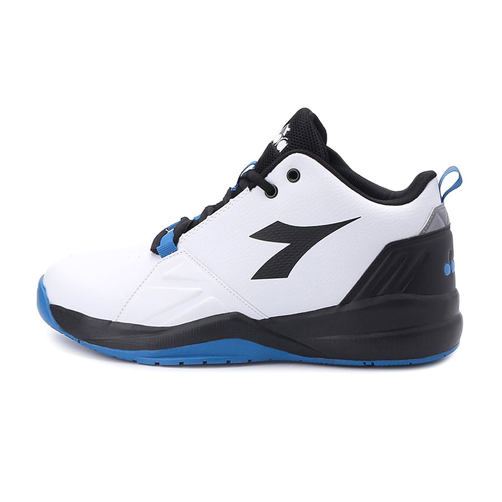DIADORA迪亞多那 寬楦籃球鞋 男運動鞋 男鞋 時尚 透氣 舒適 好穿脫 保護後跟 耐磨 止滑 穩定 白黑藍 黑白紅, , large