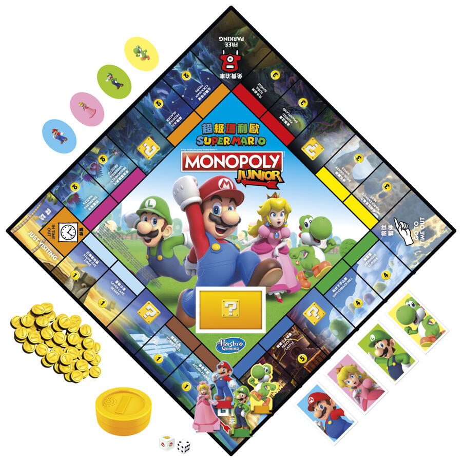 MONOPOLY JR SUPER MARIO, , large