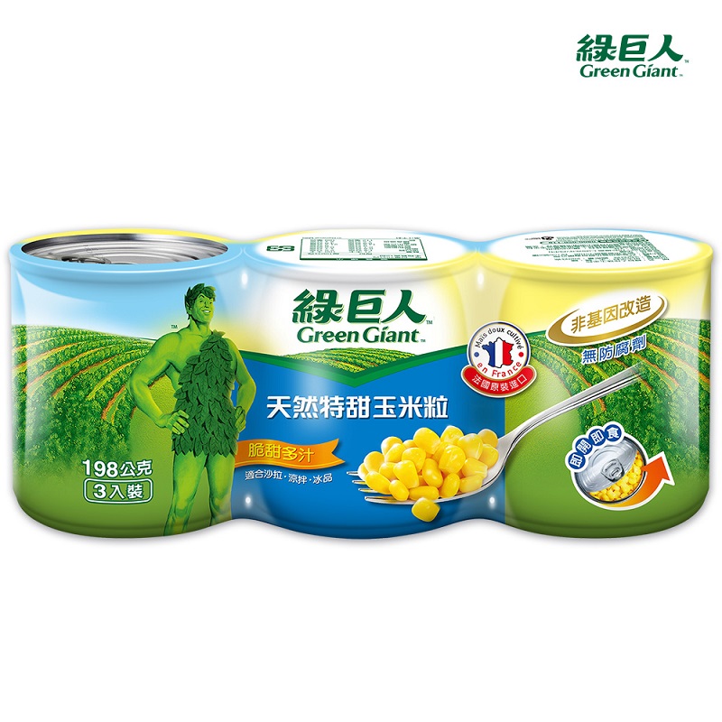 綠巨人天然特甜玉米粒198g