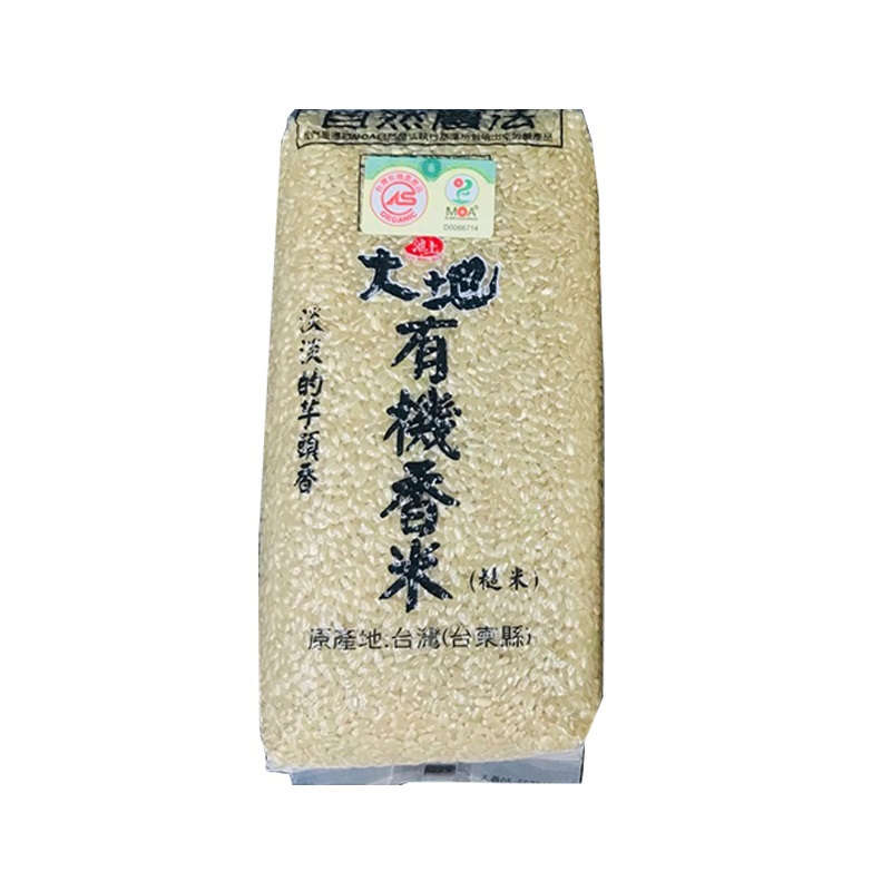 台東池上大地有機香糙米1.5kg