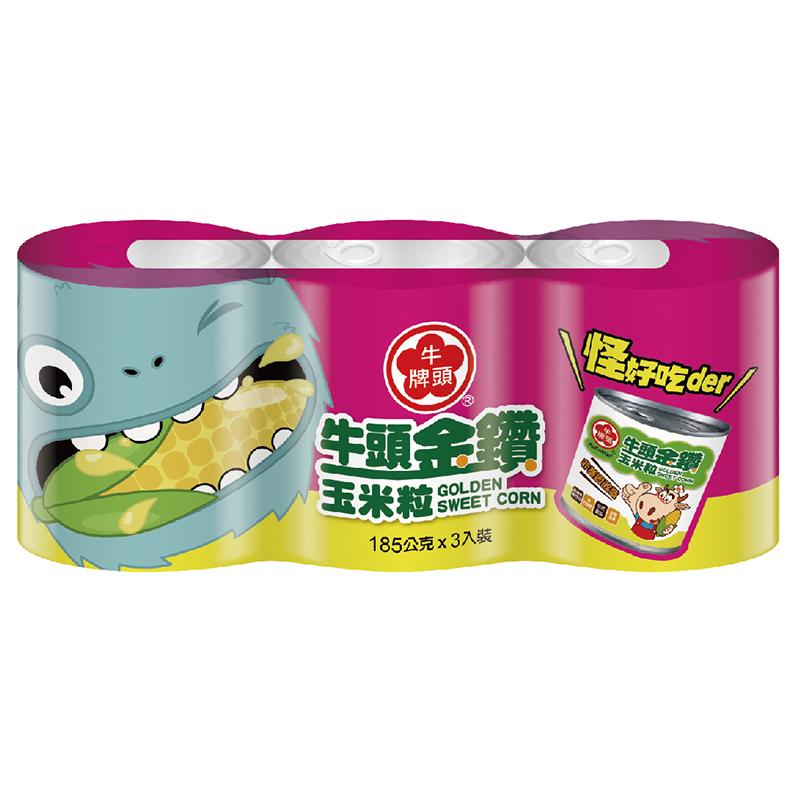 牛頭牌185g金鑽玉米粒